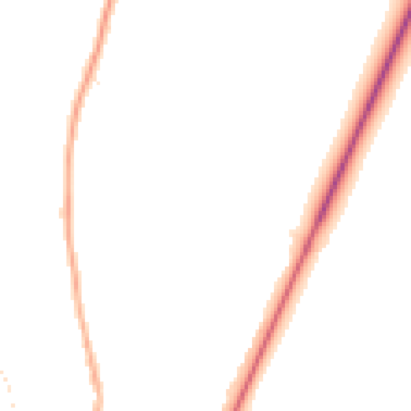 Night-time road noise heatmap for PE20 1BY