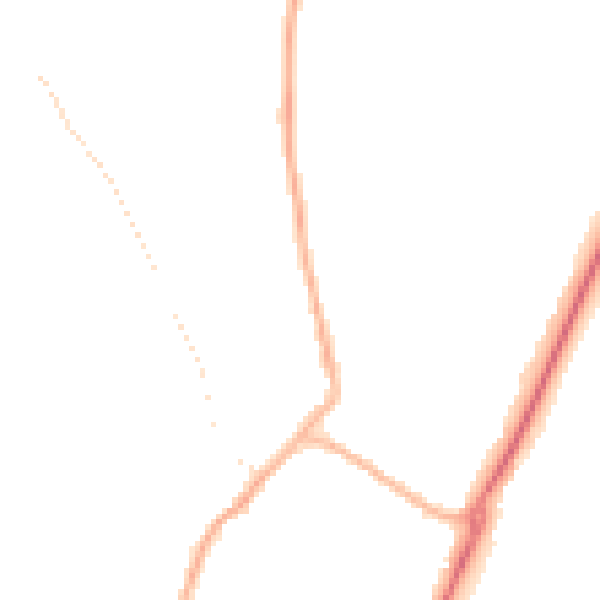 Night-time road noise heatmap for PE20 1DS