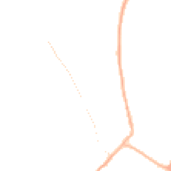 Night-time road noise heatmap for PE20 1EA
