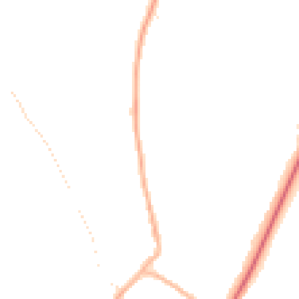 Night-time road noise heatmap for PE20 1EU