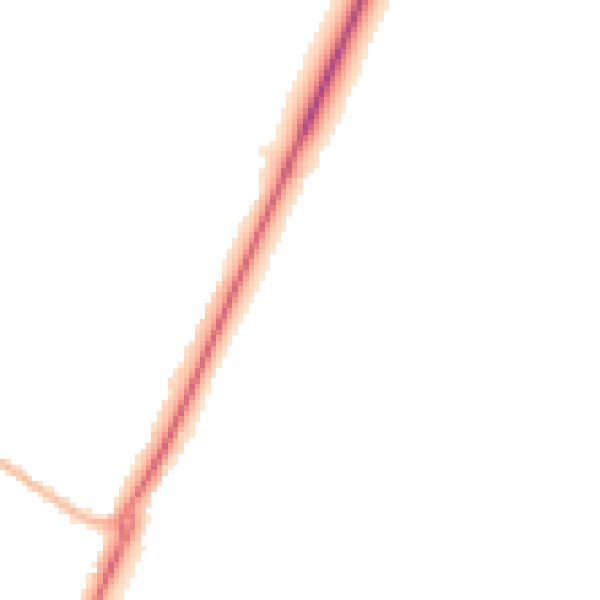 Night-time road noise heatmap for PE20 1LN