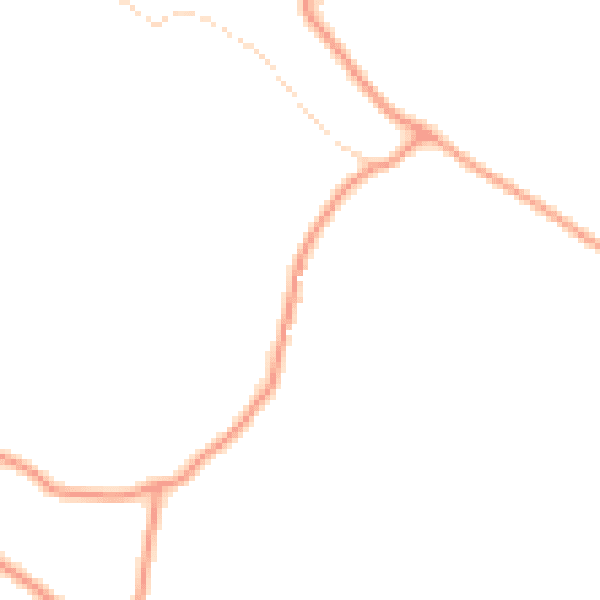 Daytime road noise heatmap for PE20 1NB