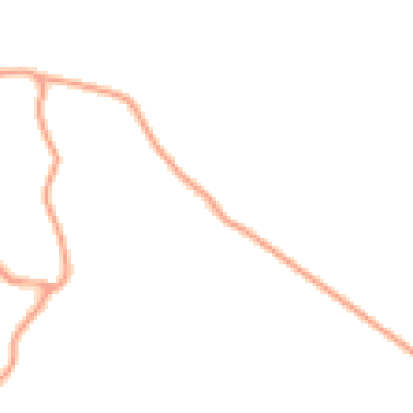 Daytime road noise heatmap for PE20 1NG