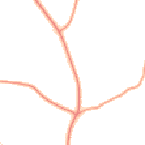 Daytime road noise heatmap for PE20 1RZ