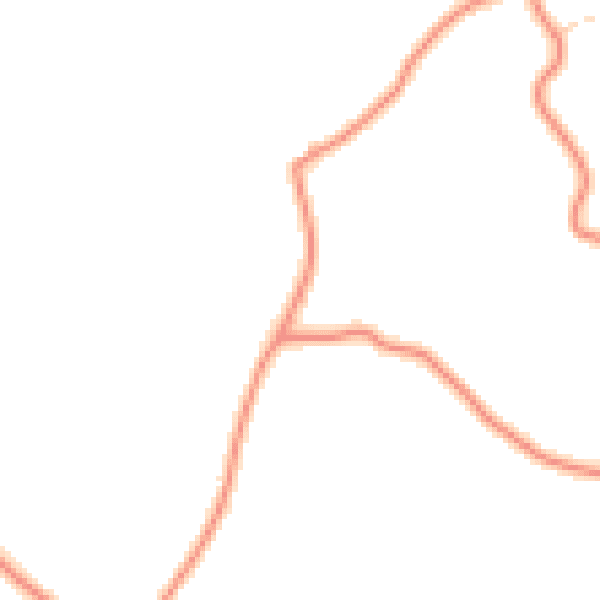 Daytime road noise heatmap for PE20 2AL