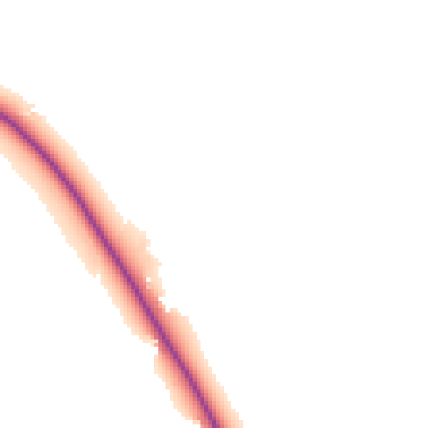 Night-time road noise heatmap for PE20 2BX