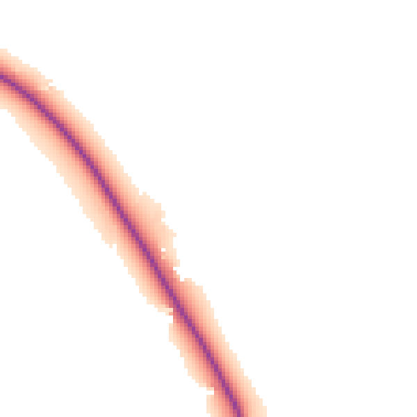 Night-time road noise heatmap for PE20 2DA