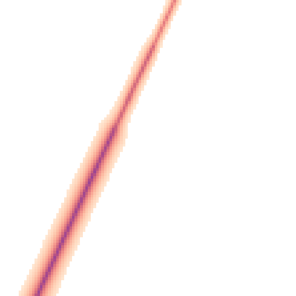 Night-time road noise heatmap for PE20 2LX