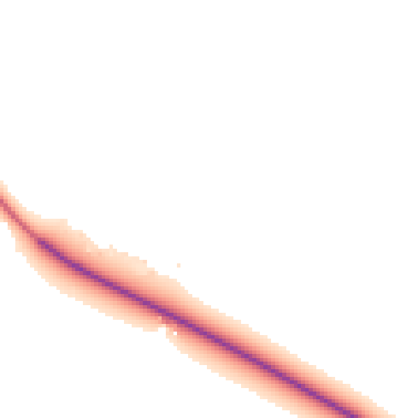 Night-time road noise heatmap for PE20 2NP