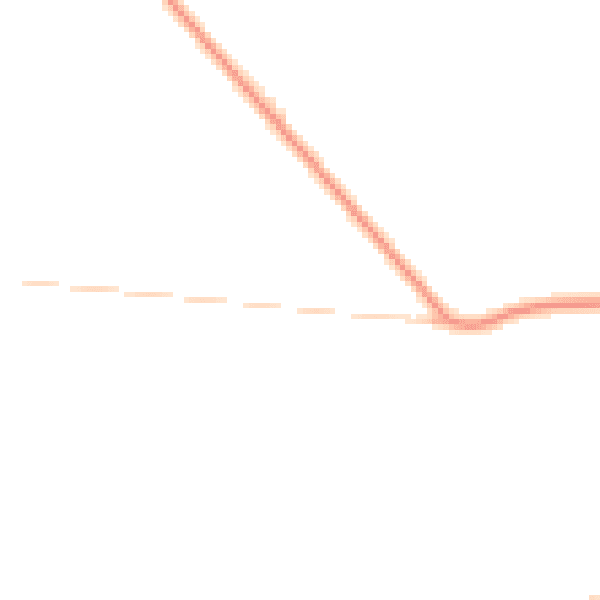 Daytime road noise heatmap for PE20 3BW