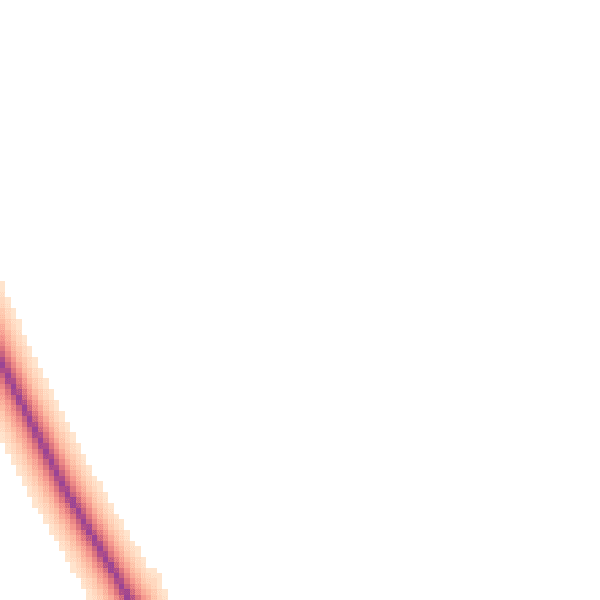 Night-time road noise heatmap for PE20 3LT
