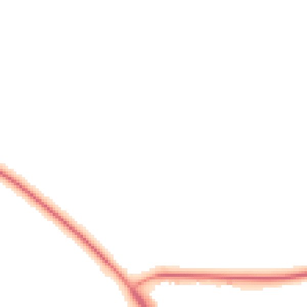 Night-time road noise heatmap for PE20 3PX