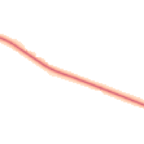 Night-time road noise heatmap for PE20 3QA