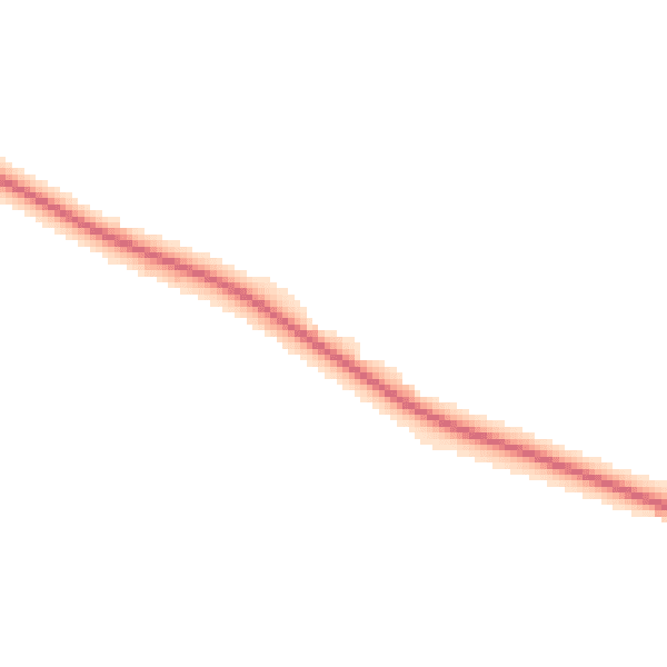 Night-time road noise heatmap for PE20 3QB
