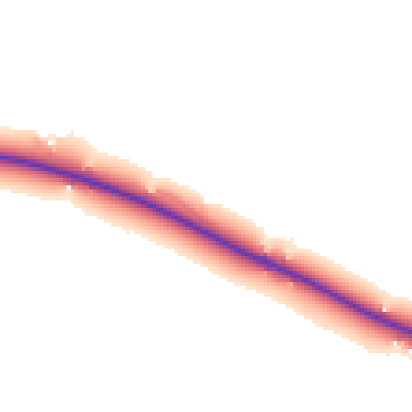 Daytime road noise heatmap for PE20 3QF