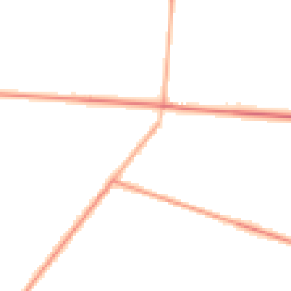 Night-time road noise heatmap for PE20 3QR