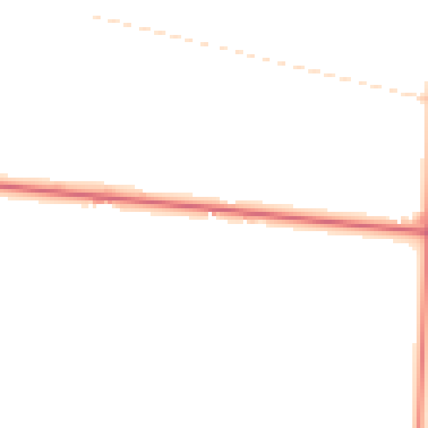 Daytime road noise heatmap for PE20 3SB