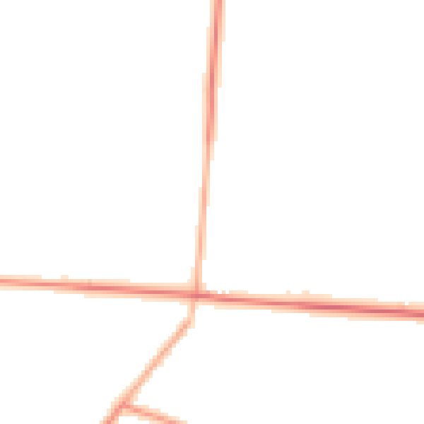 Night-time road noise heatmap for PE20 3SG