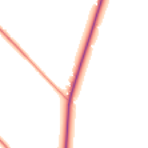 Daytime road noise heatmap for PE20 3SJ