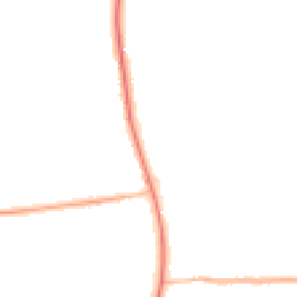 Night-time road noise heatmap for PE22 0AF