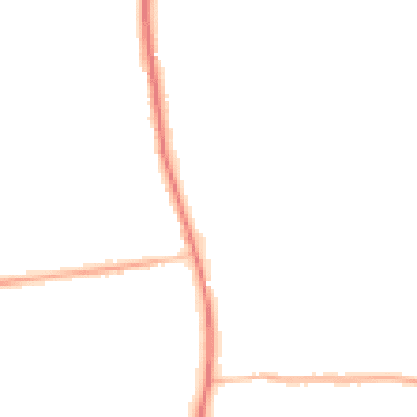 Night-time road noise heatmap for PE22 0AH