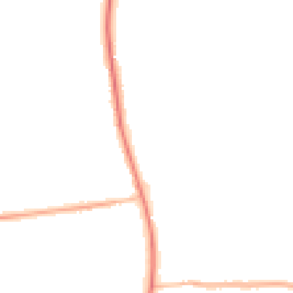 Night-time road noise heatmap for PE22 0AL