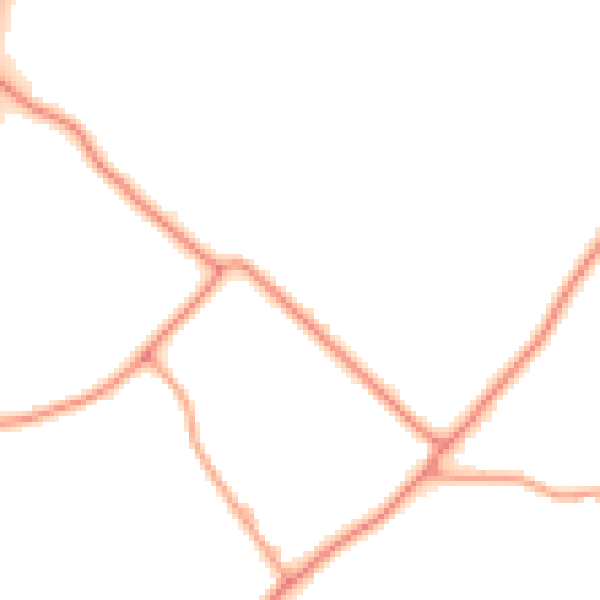 Daytime road noise heatmap for PE22 0AR