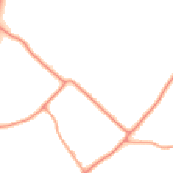 Daytime road noise heatmap for PE22 0AT