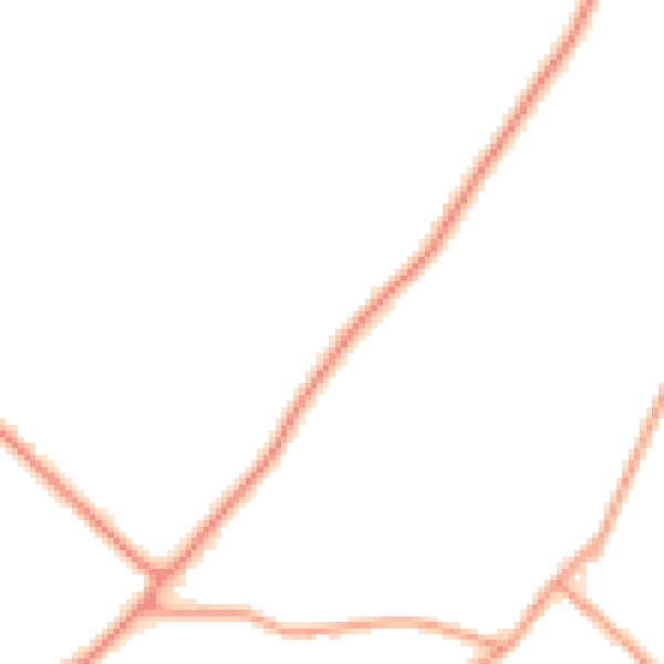 Daytime road noise heatmap for PE22 0AW