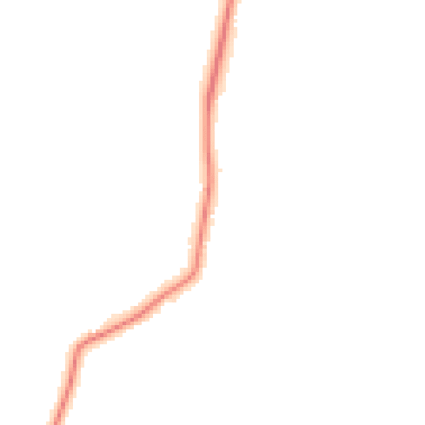 Night-time road noise heatmap for PE22 0AZ