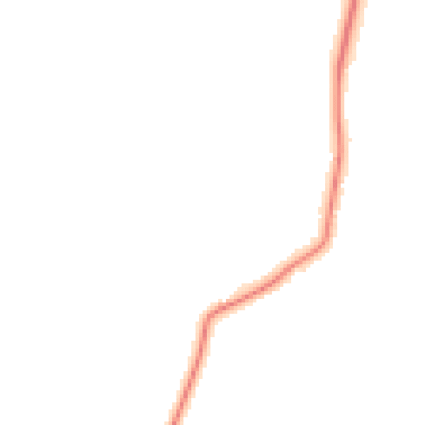 Night-time road noise heatmap for PE22 0BA