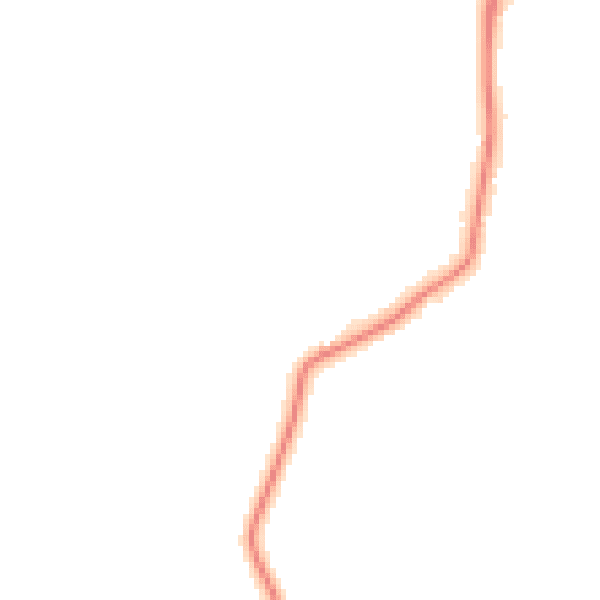 Night-time road noise heatmap for PE22 0BD