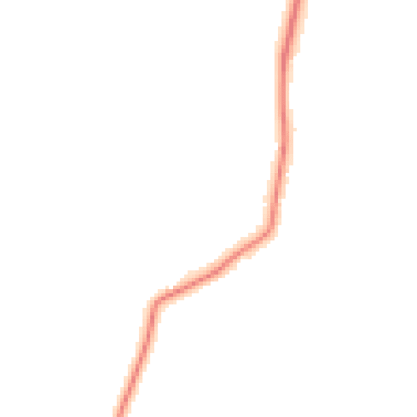 Night-time road noise heatmap for PE22 0BE