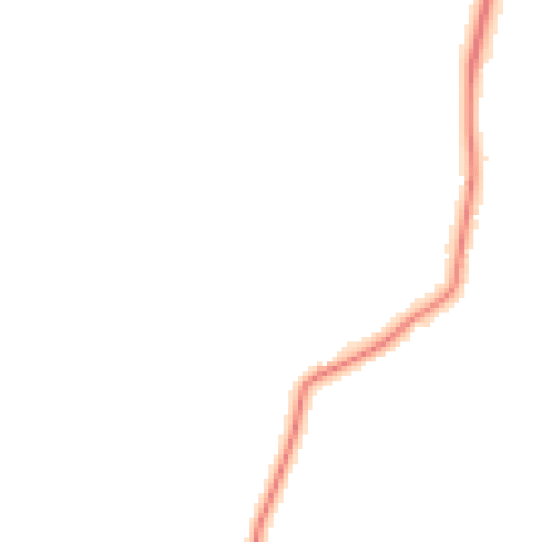 Night-time road noise heatmap for PE22 0BG