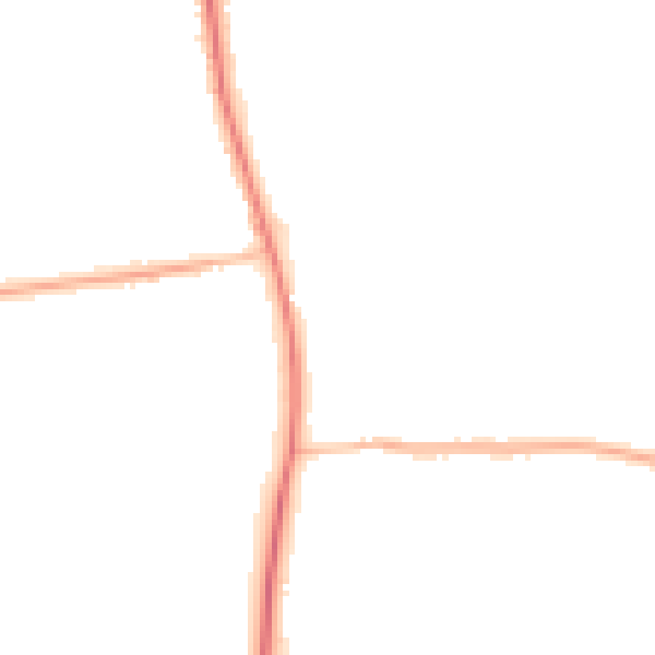 Night-time road noise heatmap for PE22 0BQ