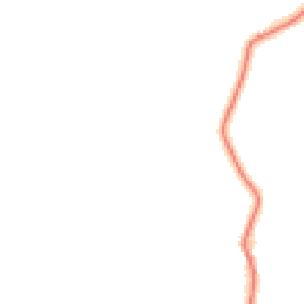 Night-time road noise heatmap for PE22 0BX
