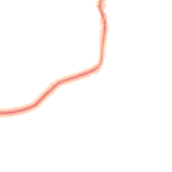 Night-time road noise heatmap for PE22 0DS