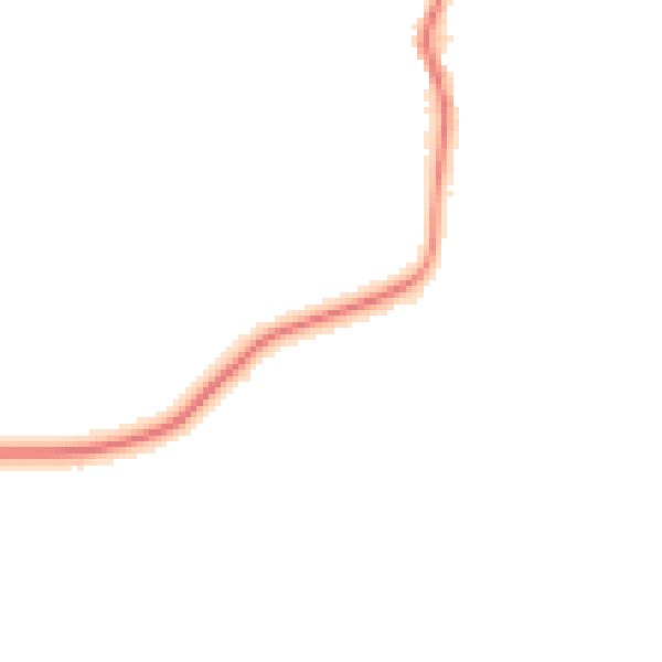 Night-time road noise heatmap for PE22 0DT
