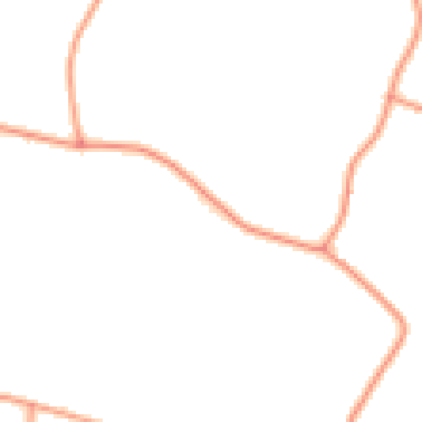Daytime road noise heatmap for PE22 0DW