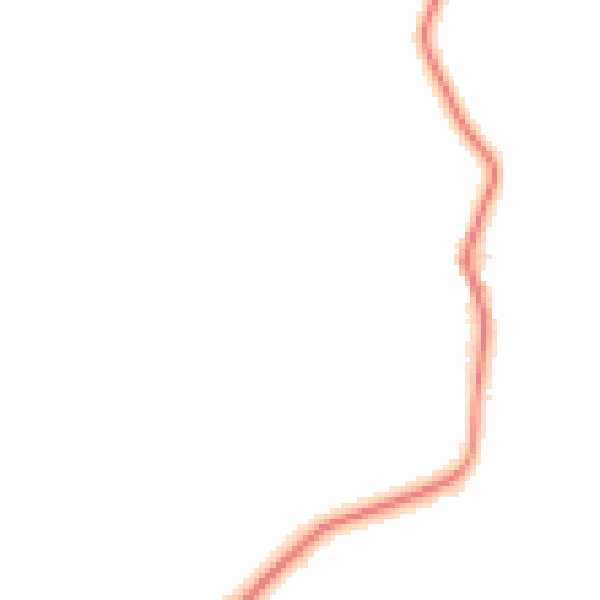 Night-time road noise heatmap for PE22 0DZ