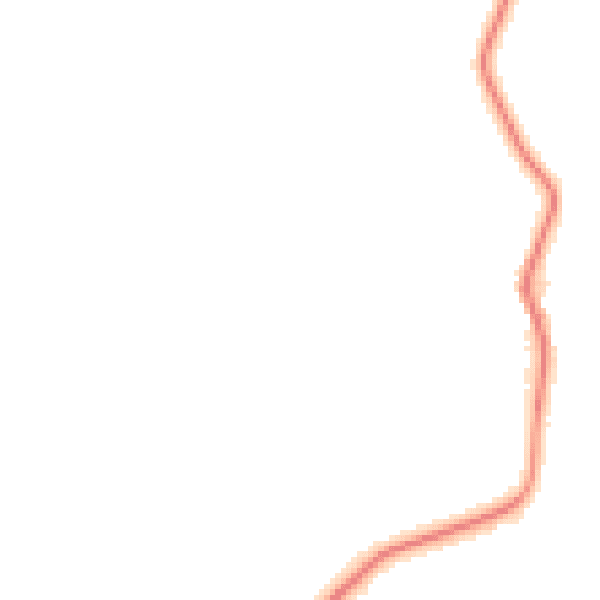 Night-time road noise heatmap for PE22 0EB