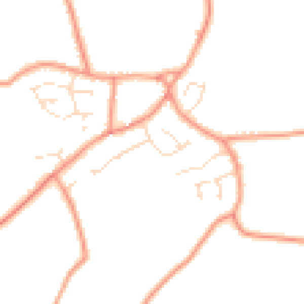 Daytime road noise heatmap for PE22 0JG