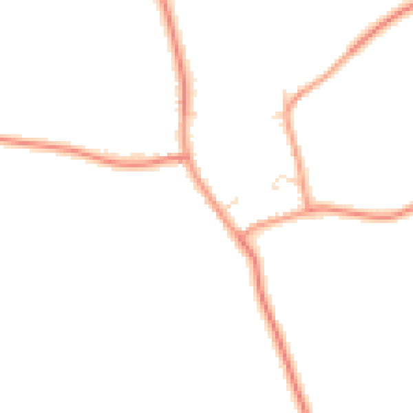 Daytime road noise heatmap for PE22 0LA