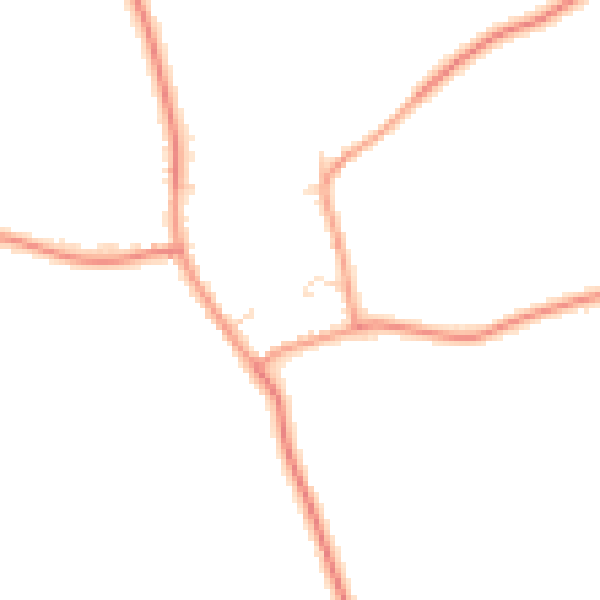 Daytime road noise heatmap for PE22 0NP