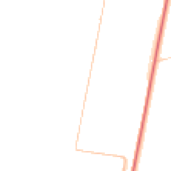 Daytime road noise heatmap for PE22 0PX