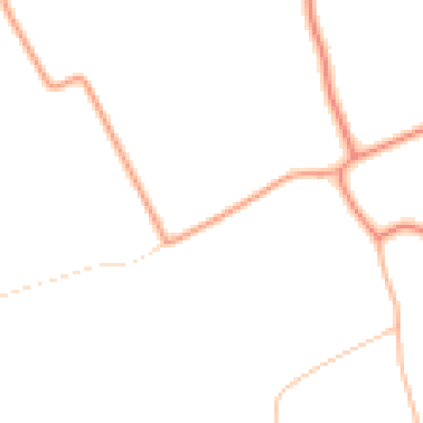 Daytime road noise heatmap for PE22 0QL