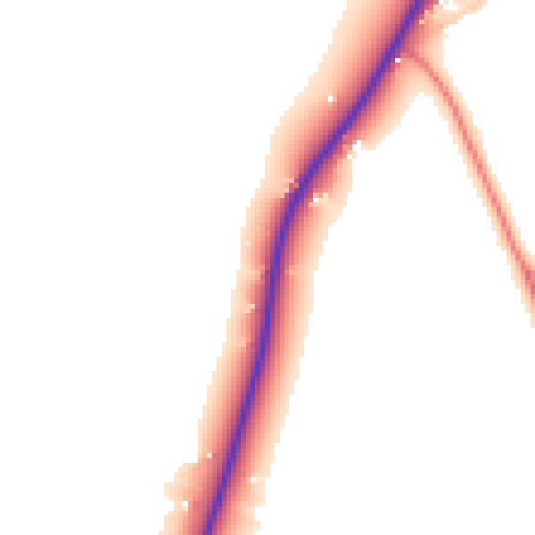 Daytime road noise heatmap for PE22 0RL