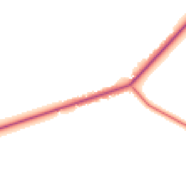 Daytime road noise heatmap for PE22 7AQ