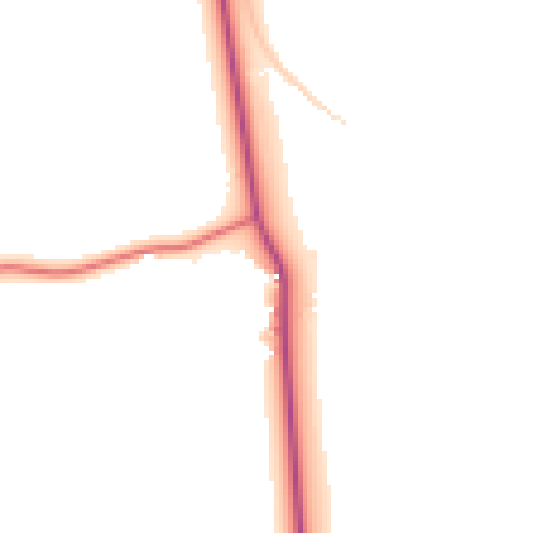 Daytime road noise heatmap for PE22 7AX