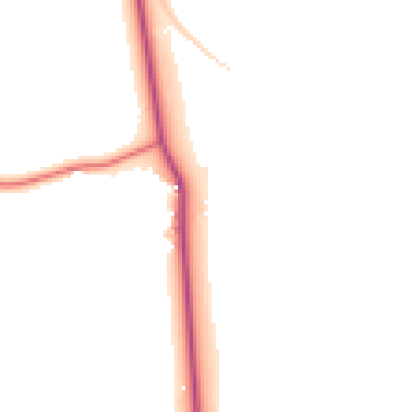 Daytime road noise heatmap for PE22 7AY